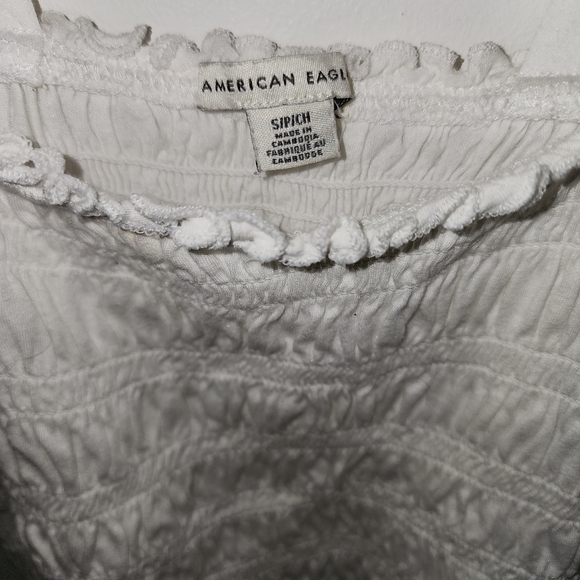 American Eagle Ruffle Crop Tank - Picture 3 of 4